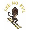 See No Evil Monkey on Skis