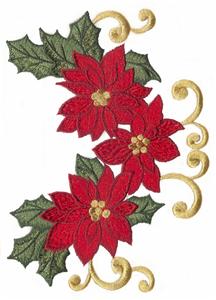 Poinsettias and Iron Work Element, Small