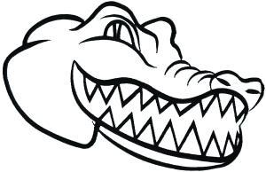Download Gator Head Outline Small Embroidery Design by Grand Slam ...