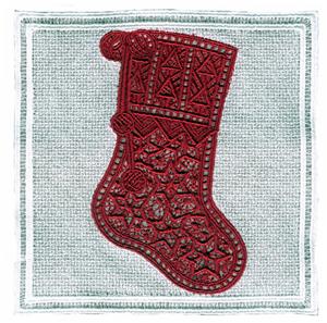 Stocking Lace Quilt Square