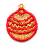 Ornament Christmas Lace Charm
