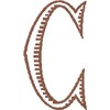 Capital Baroque Letter C