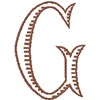 Capital Baroque Letter G