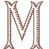 Capital Baroque Letter M