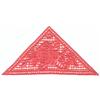 Small Single Color Cottage Rose Lace Triangle