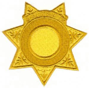 Sheriff Badge with Banner