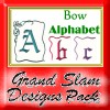 Bow Alphabet Design Pack