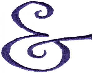 Curlz Ampersand Sign