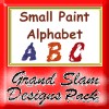 Small Paint Alphabet Design Pack