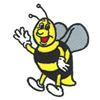 Cartoon OUTLINE ONLY Bee