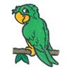 Cartoon OUTLINE ONLY Parrot
