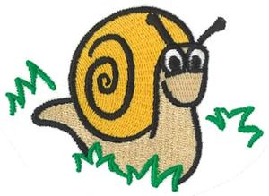 Cartoon OUTLINE ONLY Snail