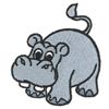 Cartoon OUTLINE ONLY Hippo