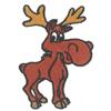 Cartoon OUTLINE ONLY Moose