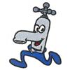 Cartoon OUTLINE ONLY Water Tap