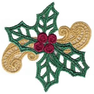 Holly Pin (Two Pieces)
