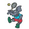 Tennis Elephant (OUTLINE ONLY)