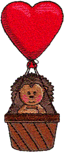 Hedgehog in Balloon