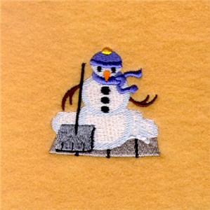 Snowman with Shovel