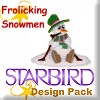 Frolicking Snowmen Design Pack