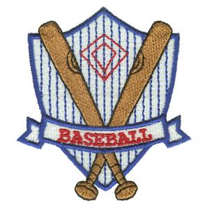Pinstripe Baseball Shield