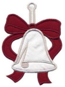 Bell and Ribbon Applique