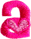 Heart Letter A