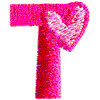 Heart Letter T