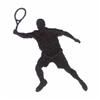 Tennis Player Silhouette