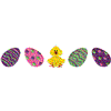 Chick and Easter Egg Border