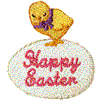 "Happy Easter" Chick and Egg
