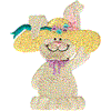 Bunny with Easter Hat