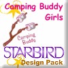 Girls Camping Buddy Design Pack