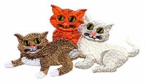 Three Bright Eyed Kittens