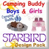 Camping Buddy Boys and Girls Design Pack