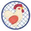 Plate Design Rooster