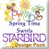 Spring Time Swirls Design Pack