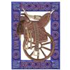 Rodeo Scene with Saddle, larger