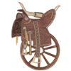 Saddle, Horns, and Wagon Wheel