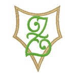 Romanesque Monogram Letter Z
