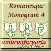 Romanesque Monogram Set 4 Design Pack