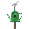 Small Watering Can with Bird