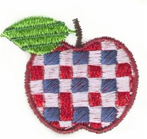 Patriotic Checkered Apple