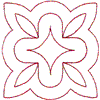 Flower/Leaf Square, small