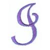 Pansy Monogram Letter (small) I