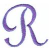 Pansy Monogram Letter (large) R