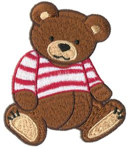 Teddy Bear in Stripes