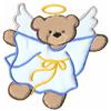 Applique Angel Teddy Bear, smaller