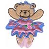 Applique Ballerina Teddy Bear, larger