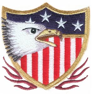 Eagle Head with American Shield